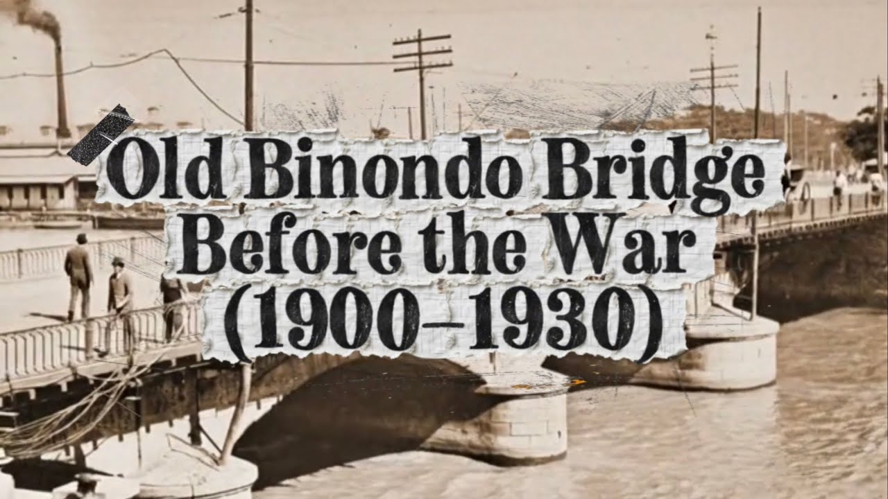 Old Binondo Bridge Before the War (1900–1930)
