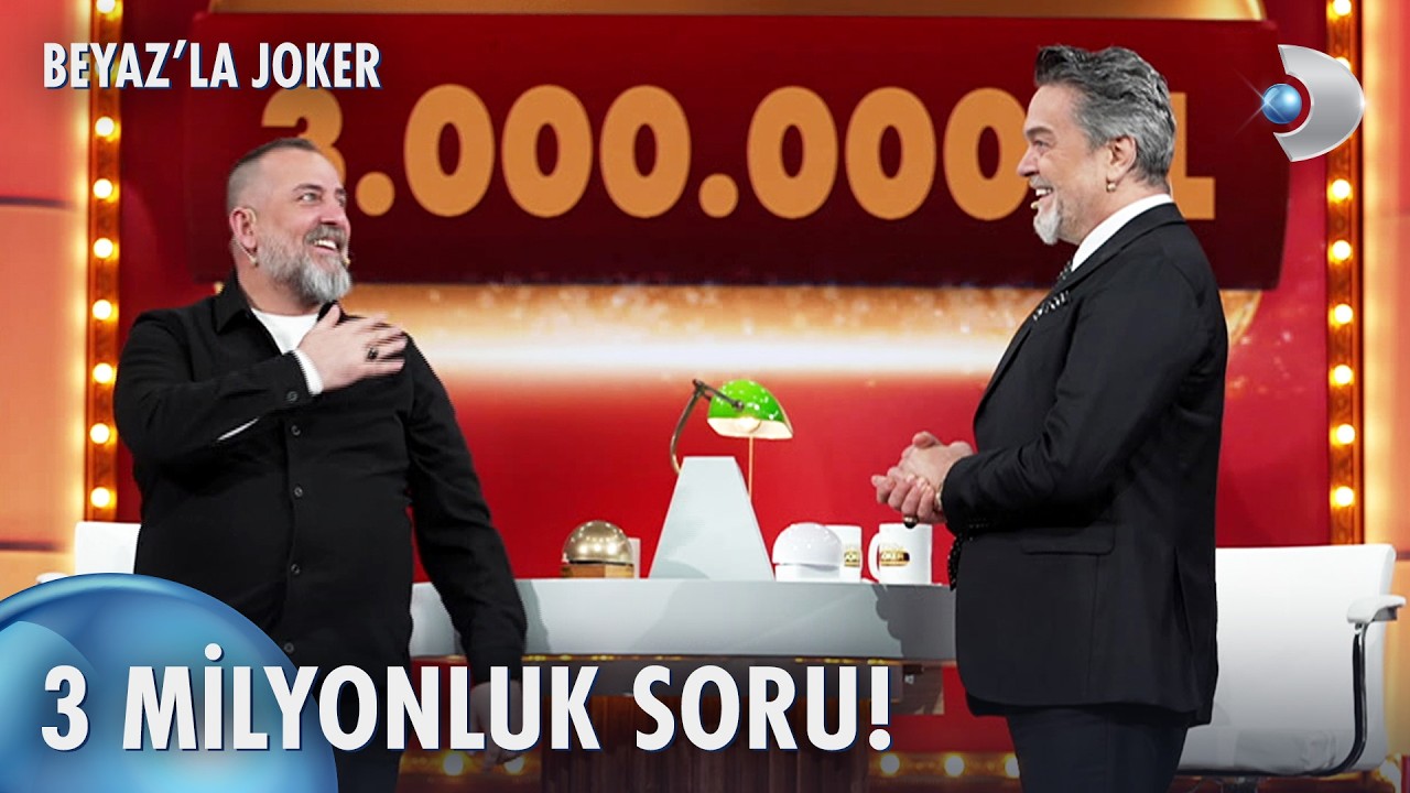 Serdar'a 3 milyon TL'lik büyük ödülü kazandıran soru! | Beyaz'la Joker 7. Bölüm