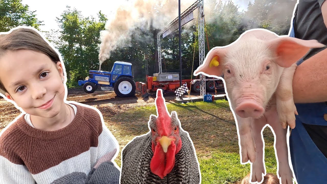 ROSKILDE DYRSKUE 2022 🐰🐮🚜🐴🤩 Traktortræk, kaninhop og hesteshow med børn