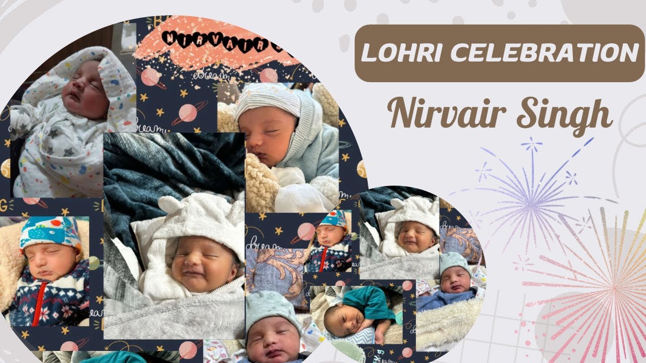Nirvair's First Lohri Celebration || Happy Studio Jalalpur Mob: 98768-09343.