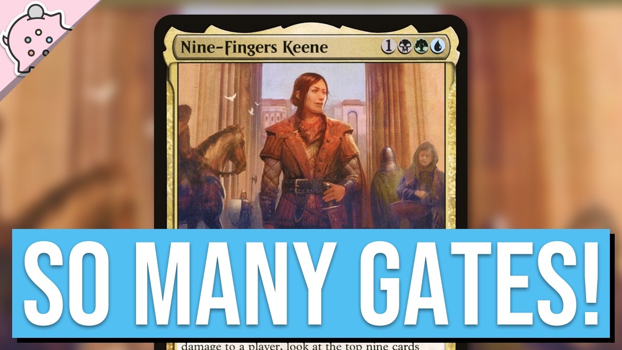So Many Gates! | Nine-Fingers Keene Commander Deck | Maze's End | EDH | Magic the Gathering