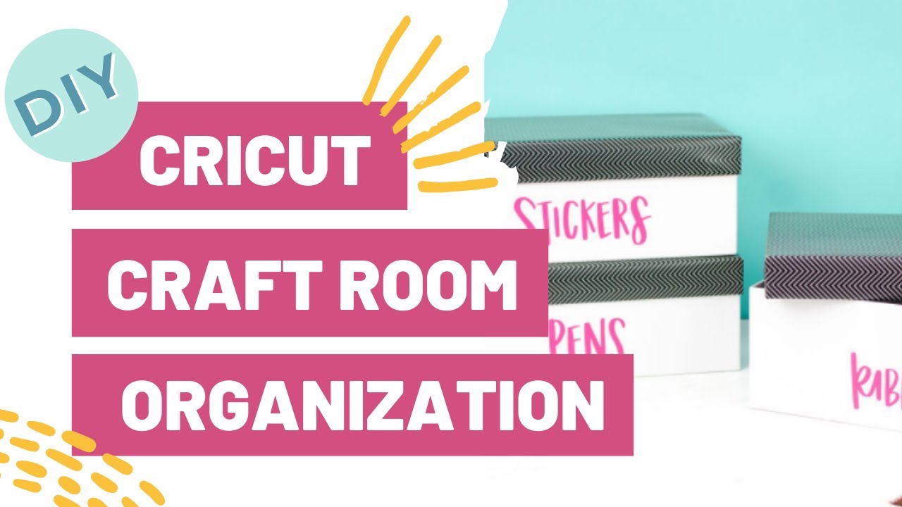 DIY CRICUT CRAFT ROOM ORGANIZATION!