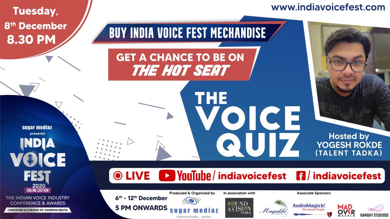The Voice Quiz - India Voice Fest 2020