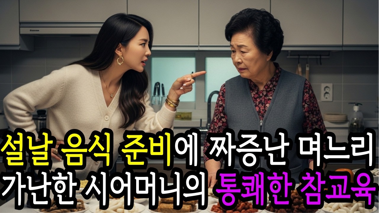 설날 명절 음식 준비가 귀찮다며 시어머니를 무시하는 재벌집 며느리, 시어머니의 반전 정체 알고 무릎꿇은 사연은?  시니어사연ㅣ 노후사연ㅣ 감동사연ㅣ 오디오북ㅣ 사연라디오