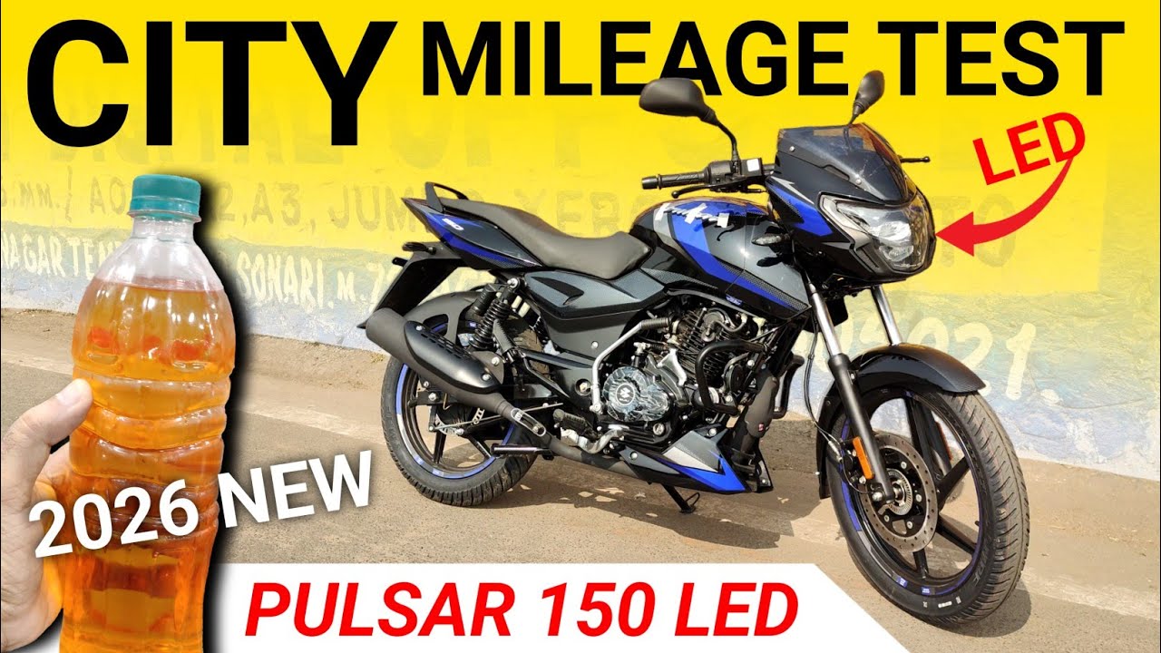 Bajaj Pulsar 150 New Model 2026 Mileage Test | Bajaj Pulsar 150 New Model 2026 Single Seat| Price 