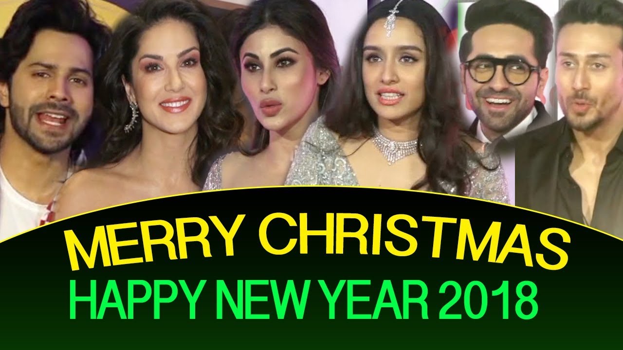 Bollywood & TV Stars Wishing Merry Christmas & Happy New Year 2019