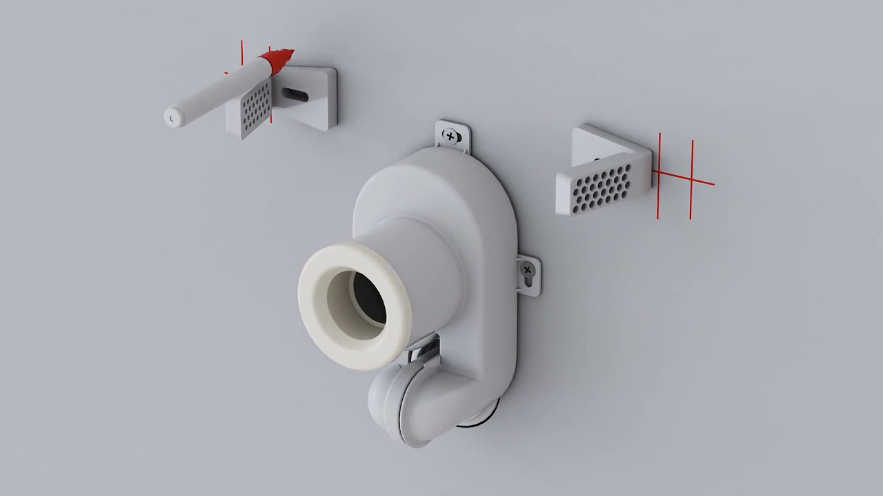 İz Yapı Urinal Siphon & WC Side Fixing Set
