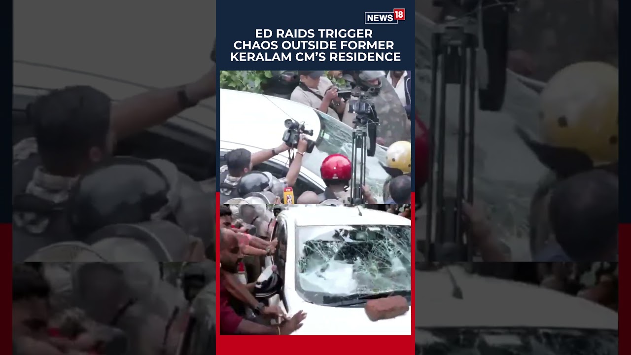 Watch Now: ED Raids Rock Kerala; Protesters Surround Officials In Thiruvananthapuram | N18S