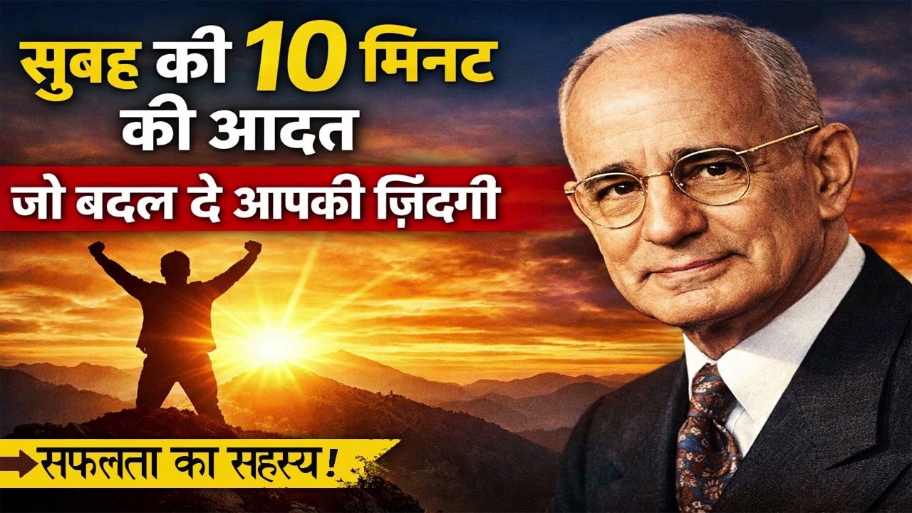 Napoleon Hill की सीख | सुबह की 10 मिनट की आदत जो आपकी पूरी ज़िंदगी बदल दे | Powerful Morning Routine