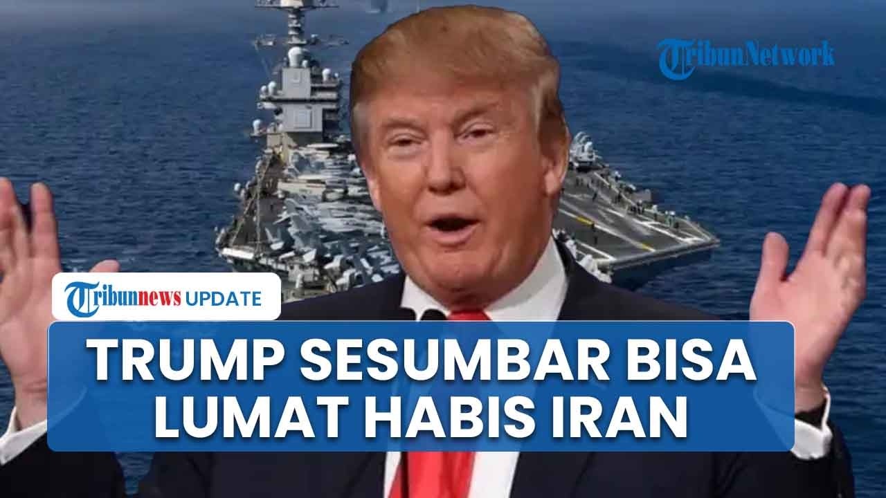 Trump Tak Terima AS Dinilai Lemah dan Takut! Pastikan Menang Lawan Iran jika Perang Pecah