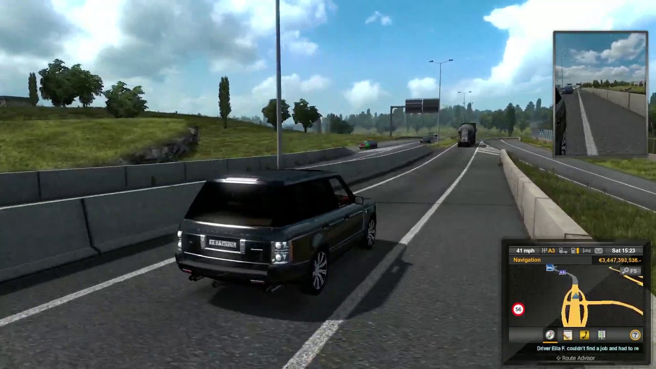 ETS2 1.34 Mods |Car Mod| - Roading with Range Rover Supercharged 2008 Mod