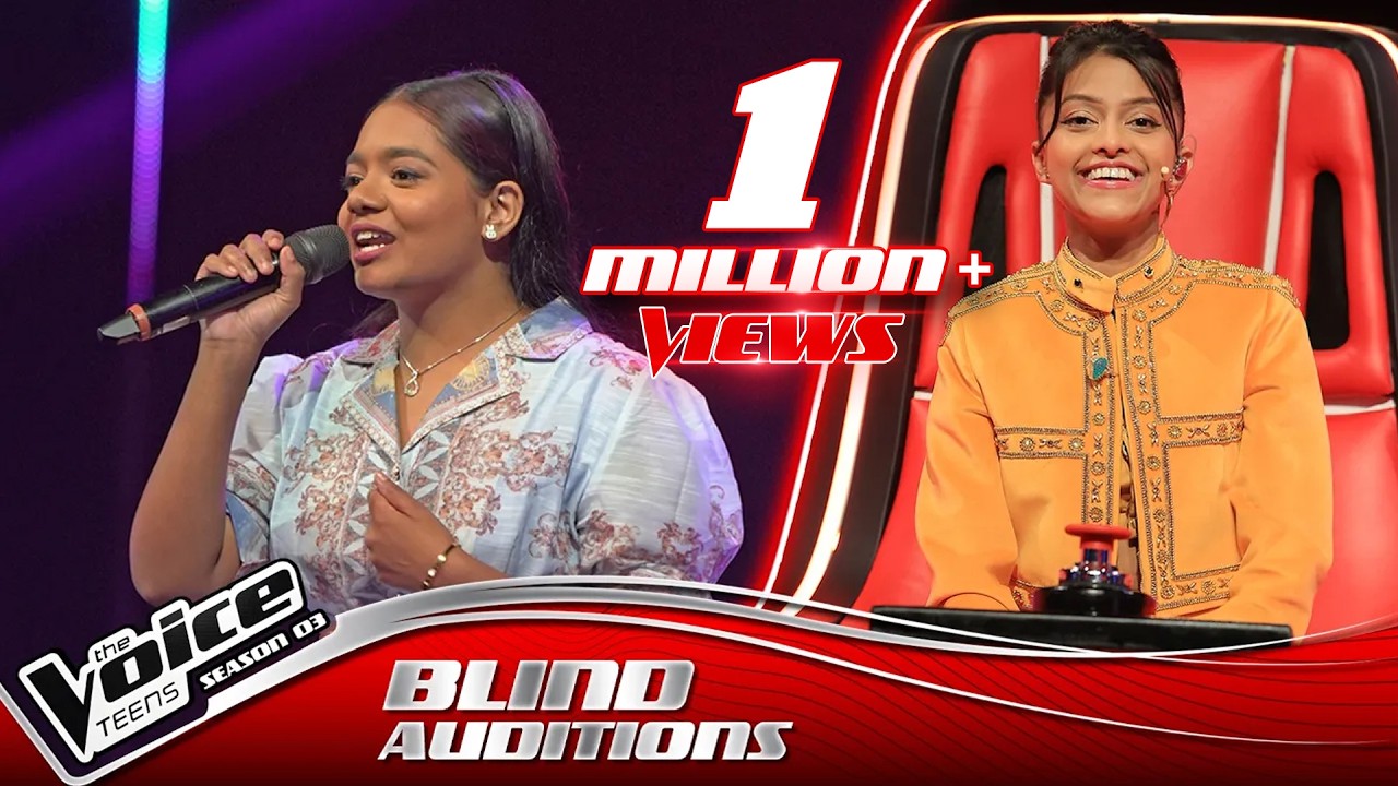 Nilasi Malsadee | Adaraniya Babo (ආදරණීය බබෝ) |  Blind Auditions | The Voice Teens Sri Lanka S3