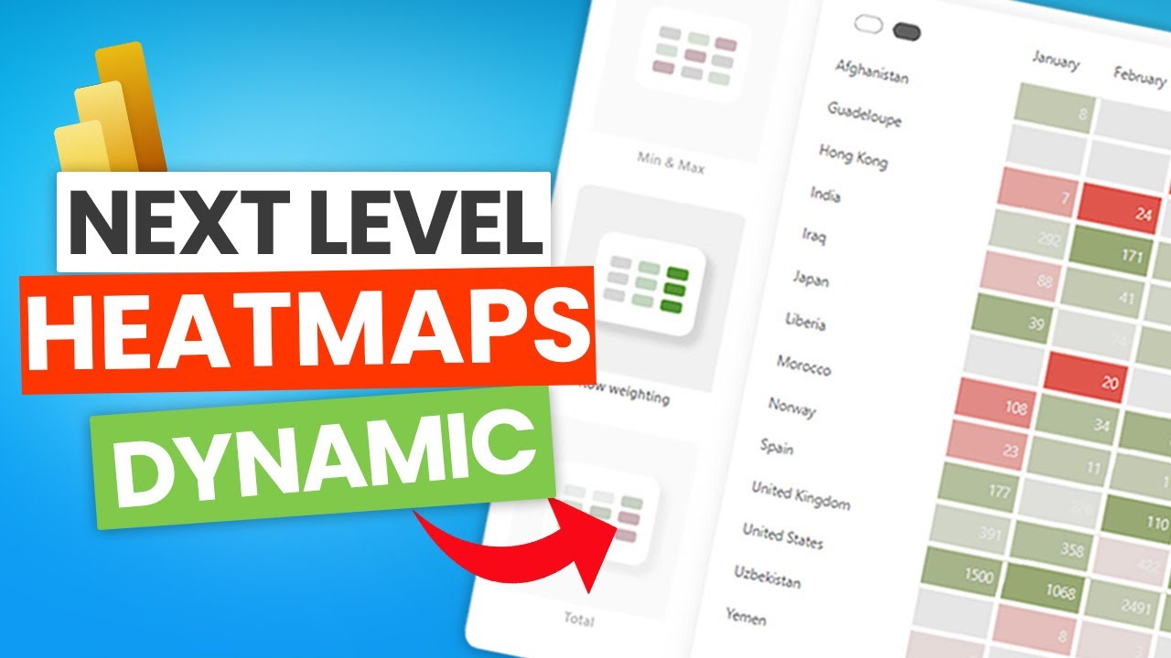 Create ADVANCED Heatmaps in Power BI - [File Included]