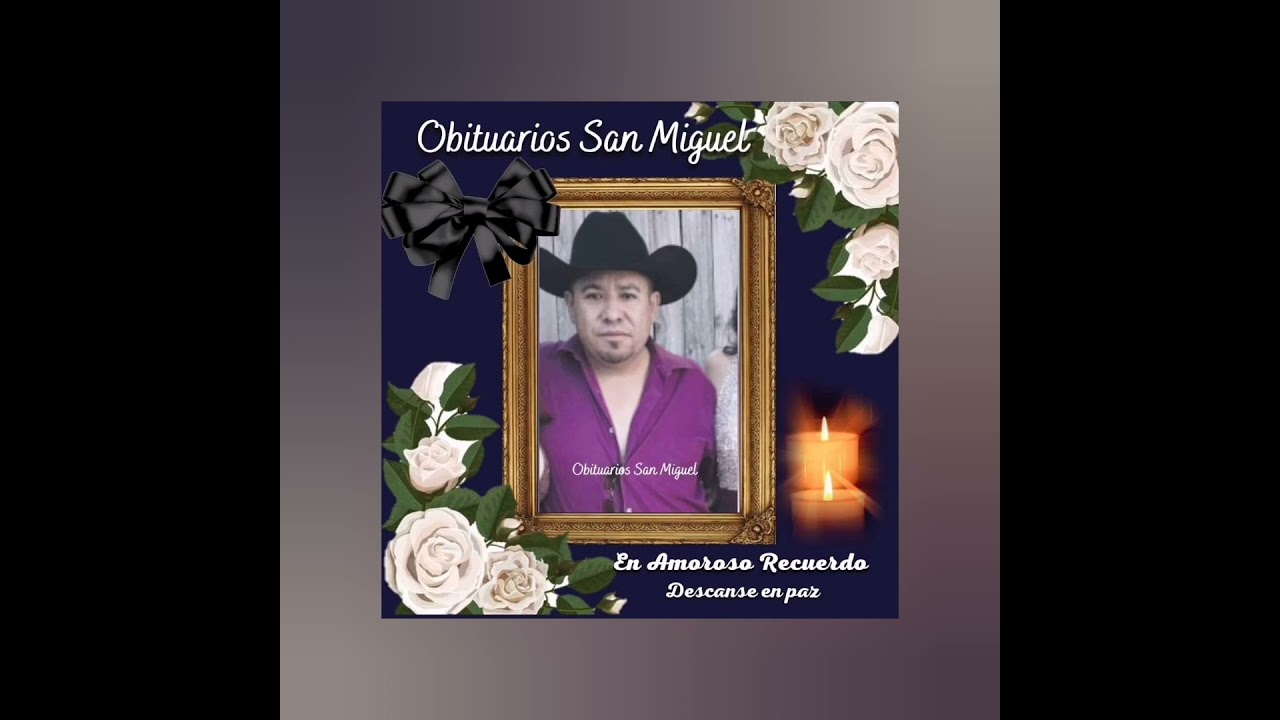 OBITUARIOS SAN MIGUEL/ Primer semana de Octubre 2021
