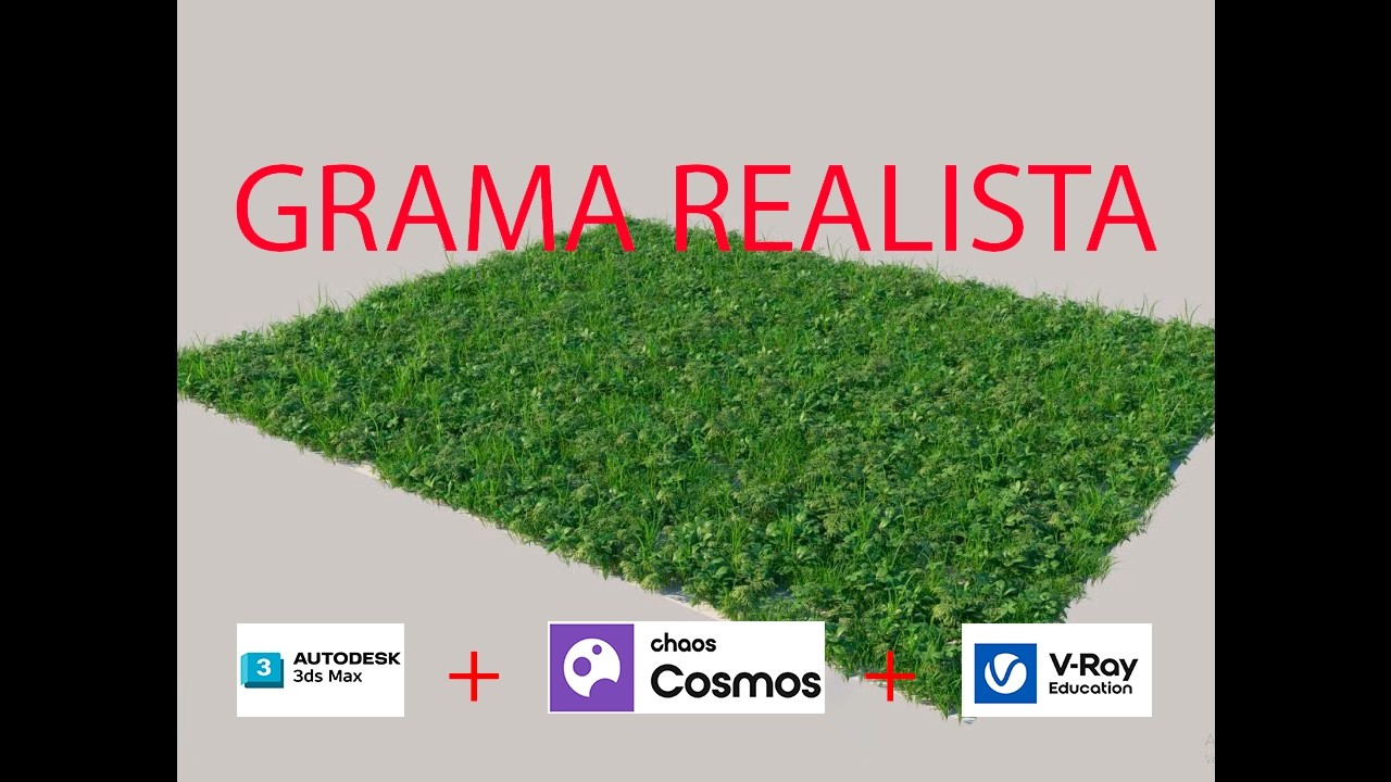 3DsMax & V-Ray - como criar grama realista usando Cosmus e Scatter?