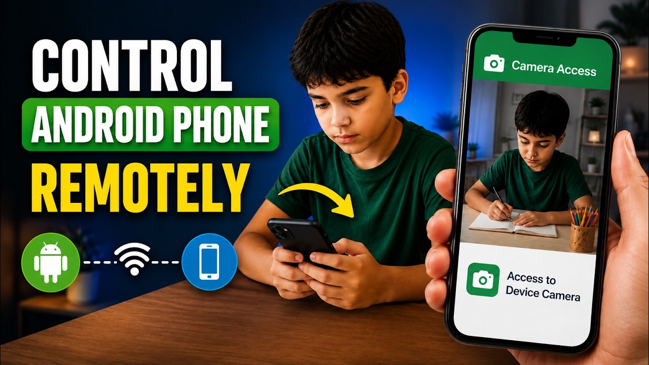 Удаленное управление и мониторинг другого телефона Android.