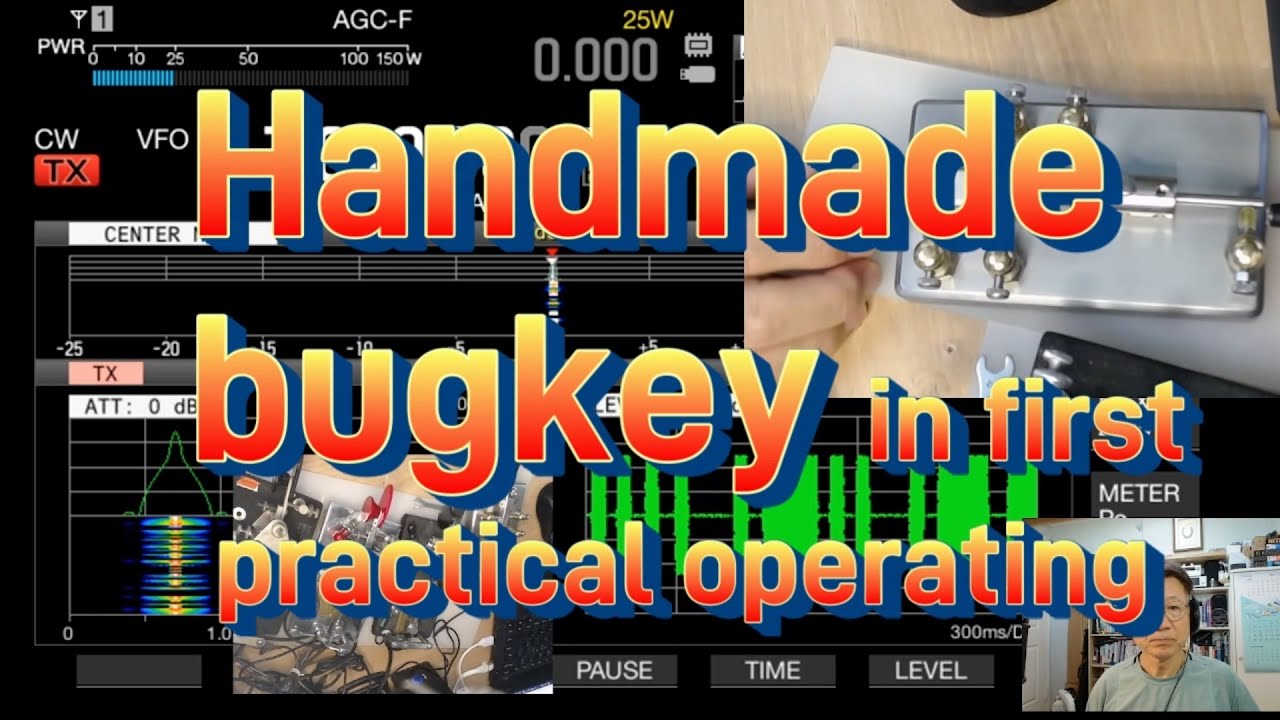 Homebrew bug-key review #handmade #bugkey #ja2iem #telegraph #telegraphkey