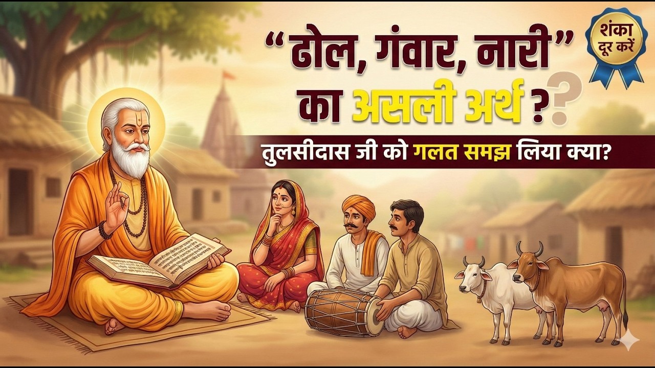 ढोल, गंवार, शूद्र, पशु, नारी – क्या सच में तुलसीदास जी ने ऐसा कहा