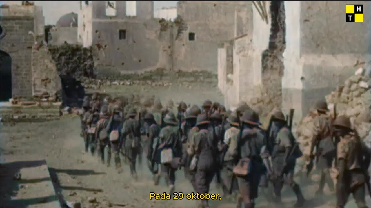 🇵🇸 Video Asli | Pertempuran Gaza Ketiga (1917) | Inggris vs Turki Usmani Perang Dunia I