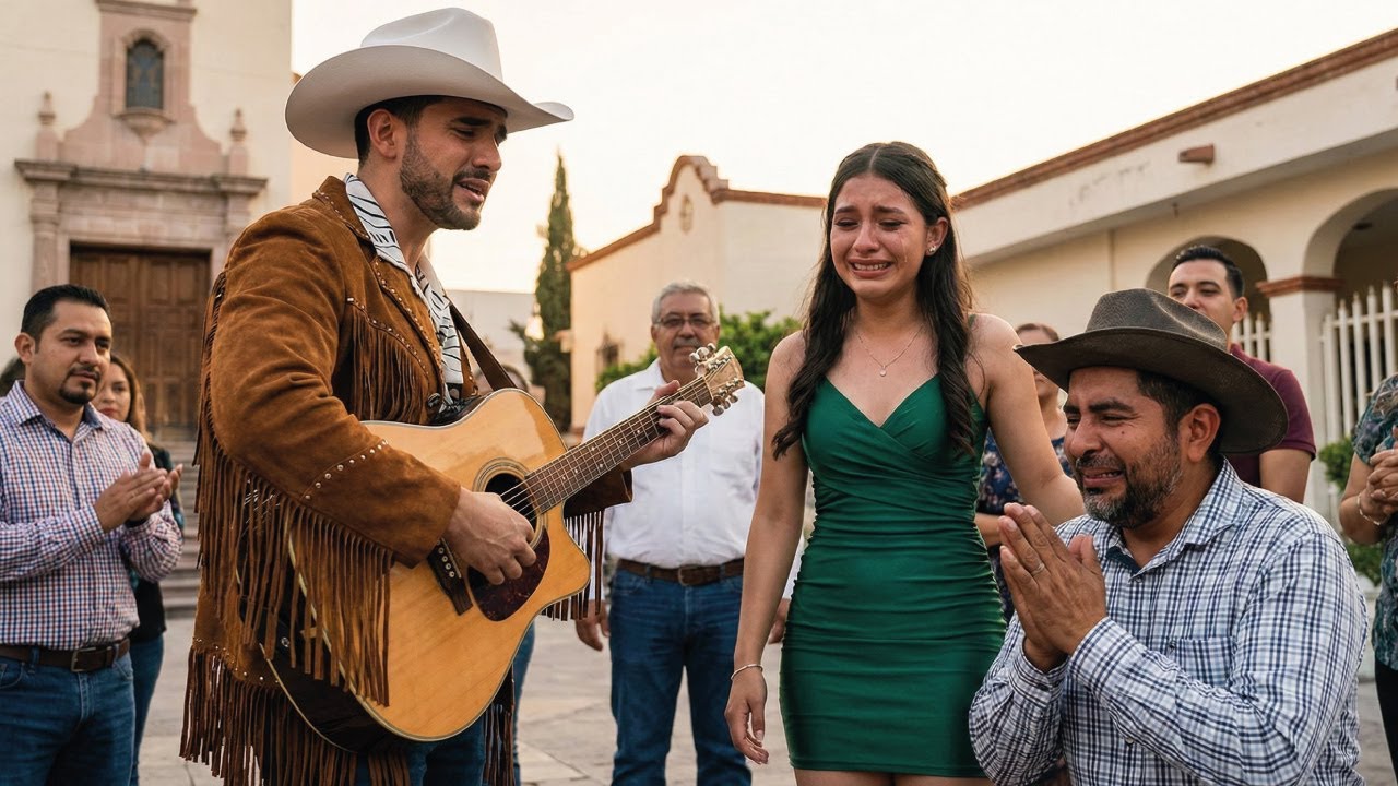 Jovencita rompe en llanto al escuchar el corrido que le hizo su padre que regreso de USA