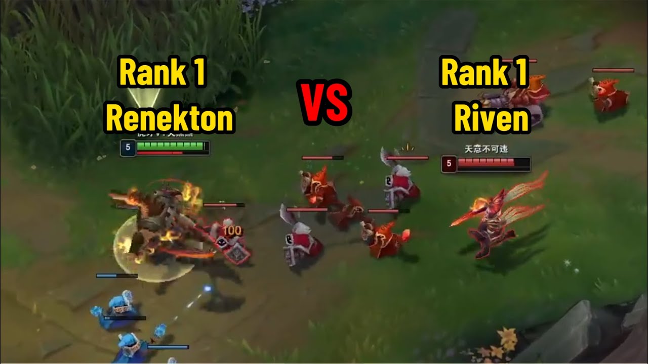 When Rank 1 Renekton Met Rank 1 Riven...