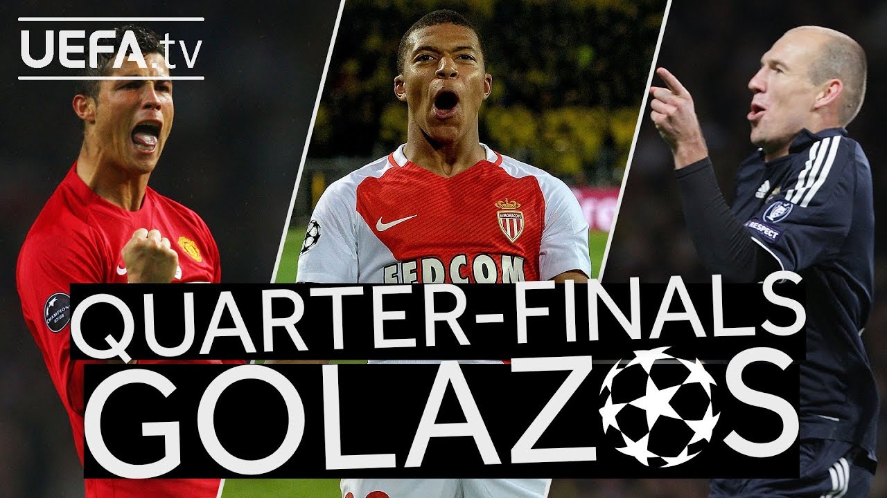 RONALDO, MBAPPÉ, ROBBEN: Great #UCL Quarter-finals GOALS!!