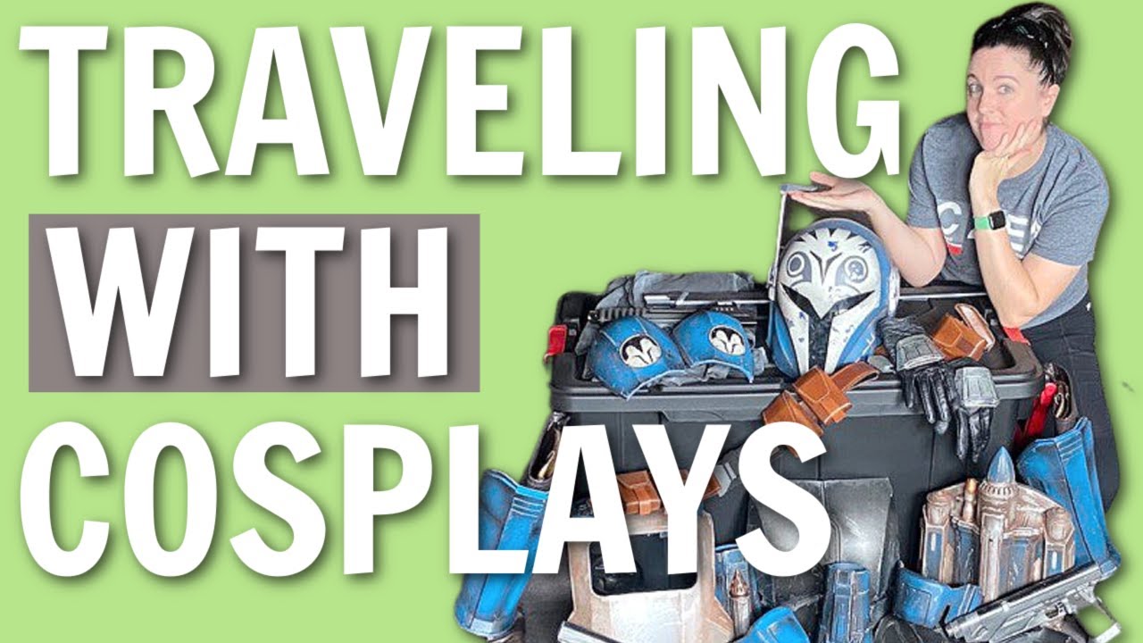 How I Fly with my  Bo-Katan Cosplay & Tips for Flying with Cosplay Armor
