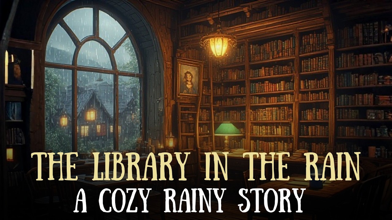 The Librarian of Rain 🌧️ A Cozy Village Library Tale | FALL ASLEEP NOW