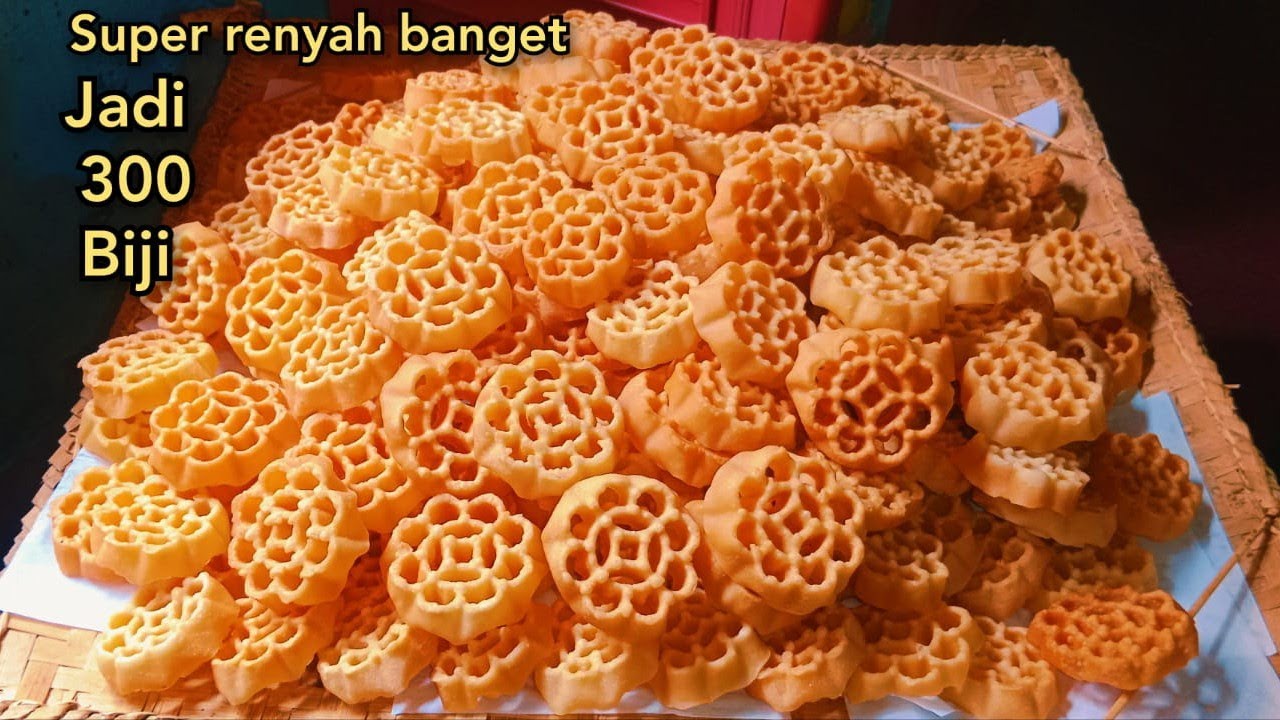 Kembang goyang super duper renyah banget