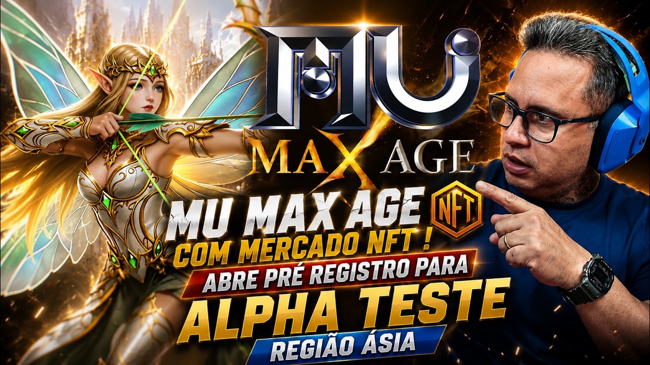 MU MAX AGE NFT OFICIAL DA WEBZEN - PR&Eacute; REGISTRO PARA O ALPHA ONLINE ABERTO, MAS...