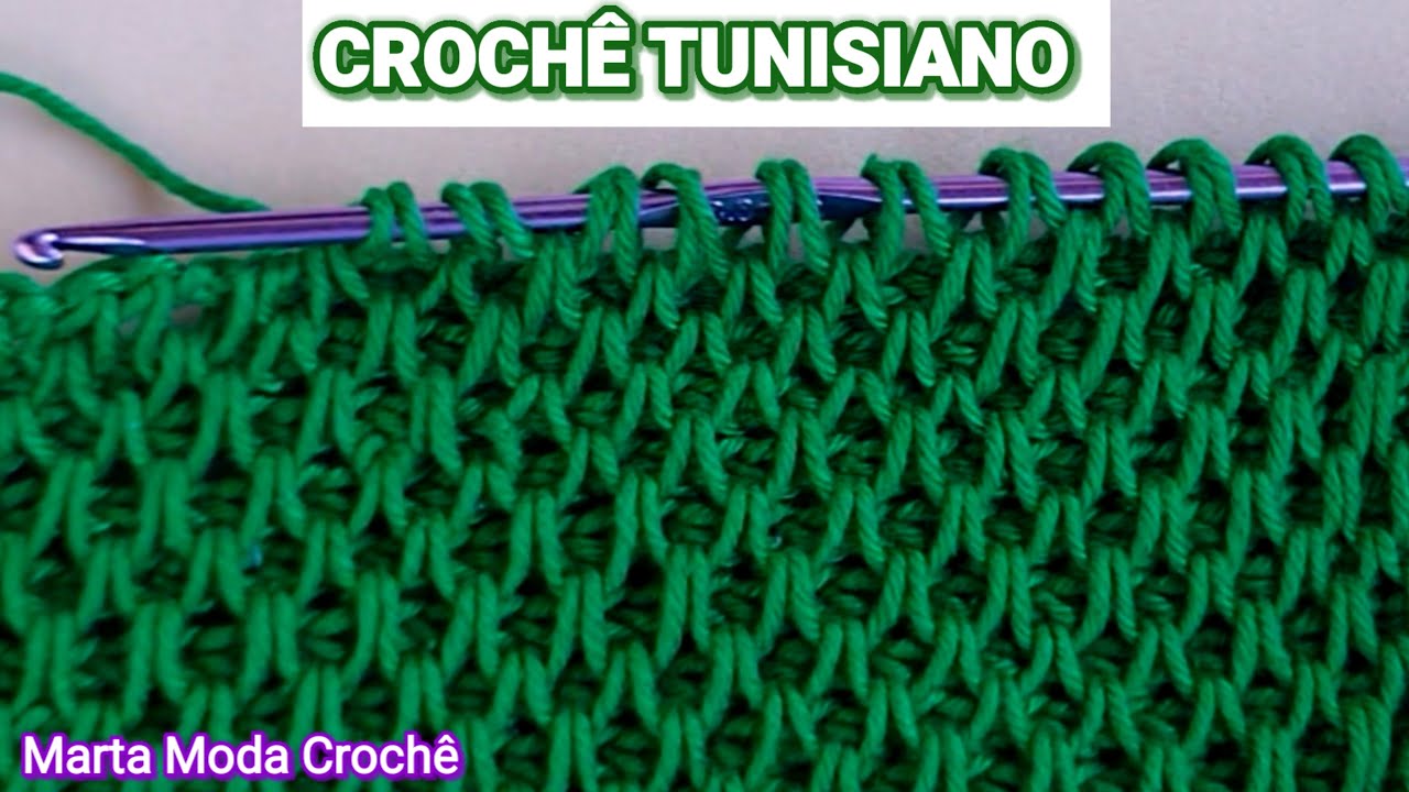CROCHÊ TUNISIANO - super easy Tunisian Knitting