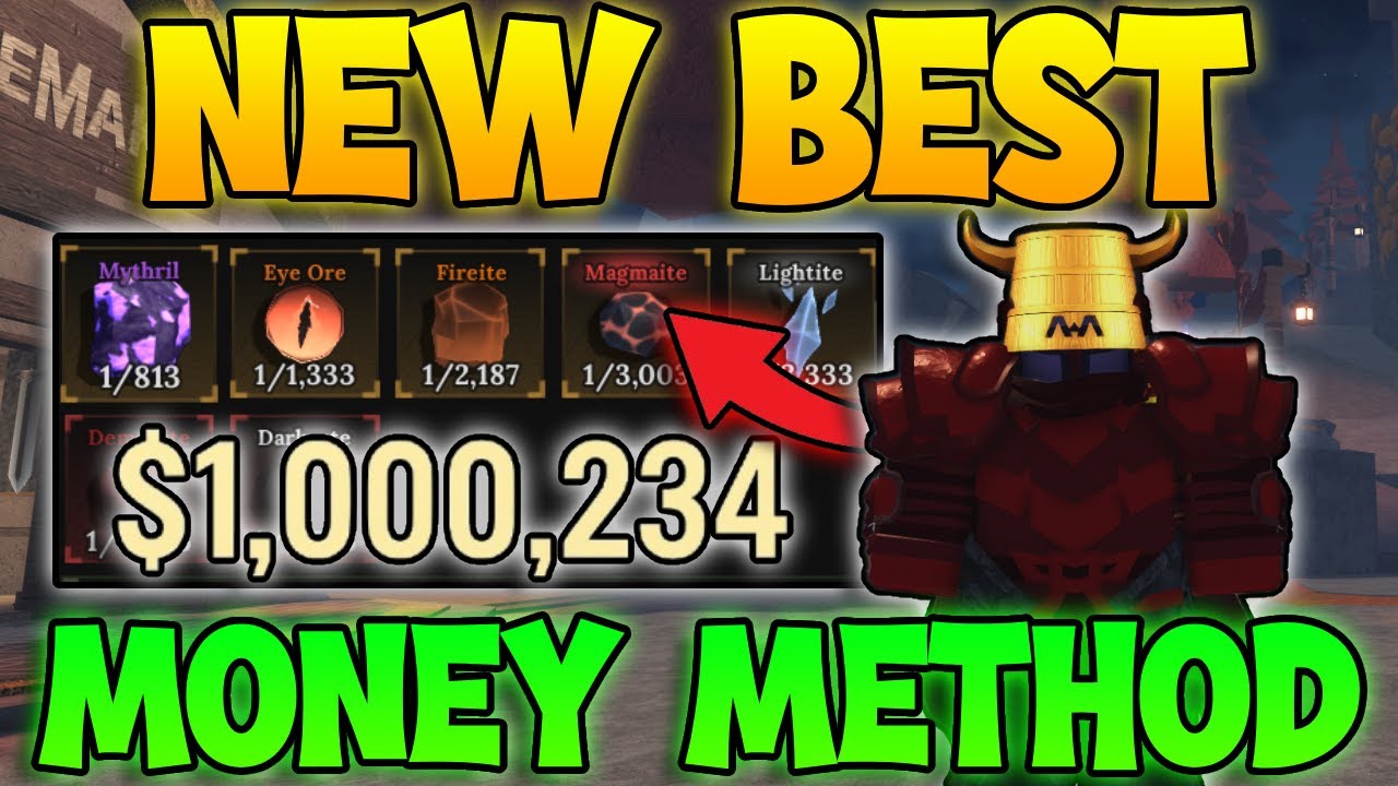New BEST Money Farm Method In The Forge On Roblox! - Make Money Fast The Forge! (Roblox The Forge)