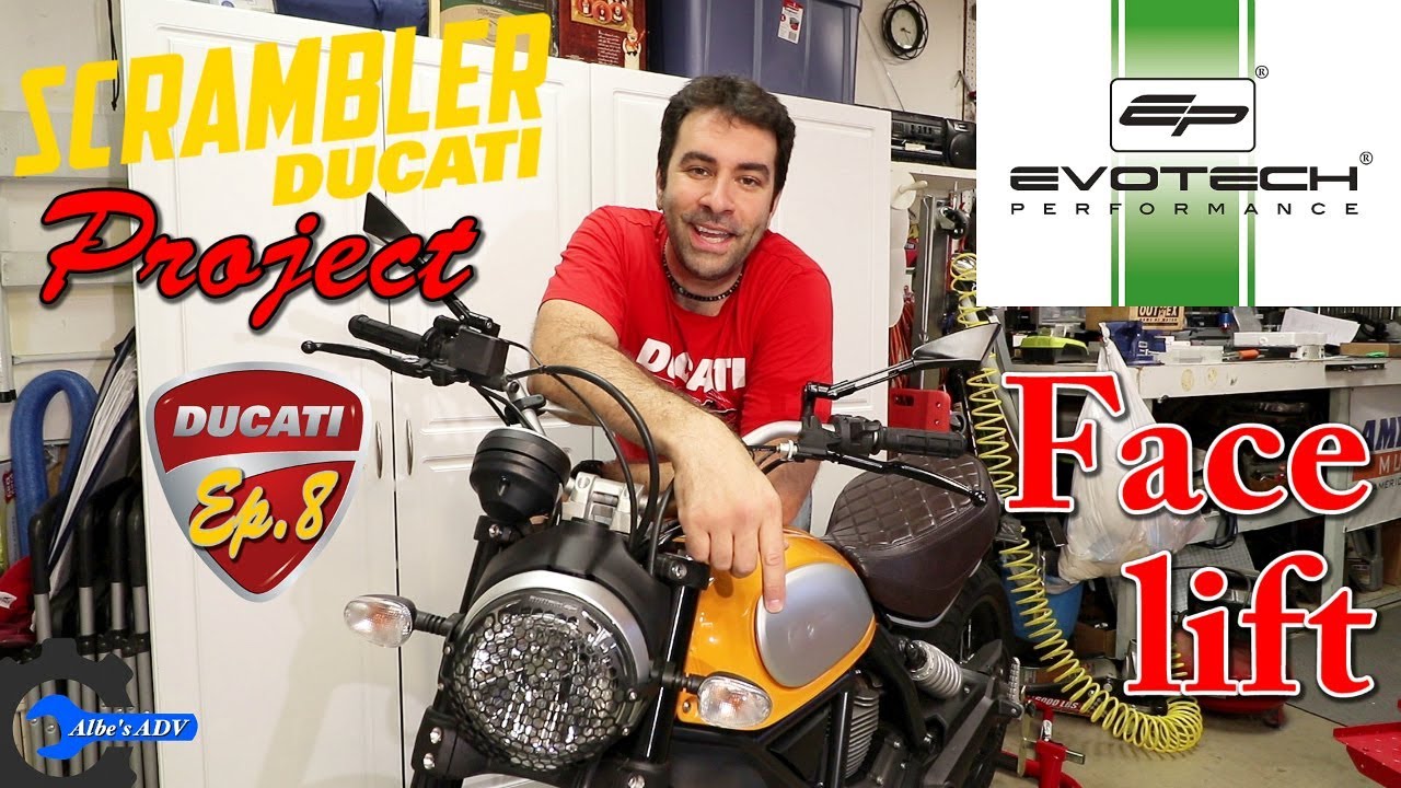 The Ducati Scrambler Classic gets a face lift - Ducati Scrambler Project Ep 8