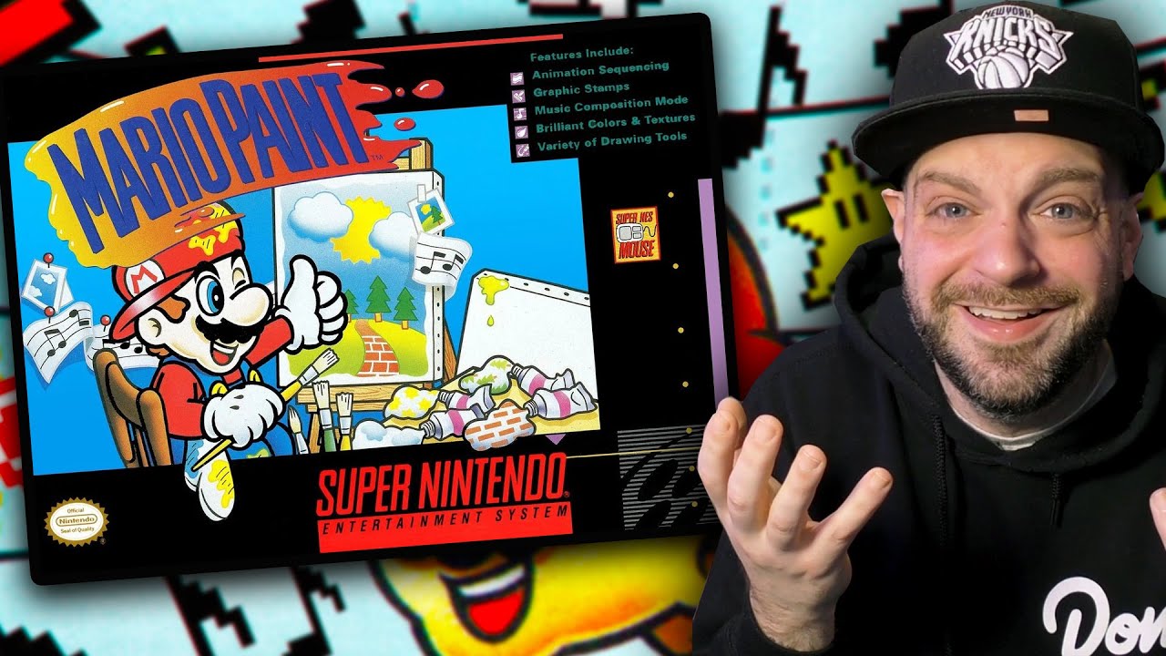 Mario Paint Was SO Much More Than Just An SNES Game!