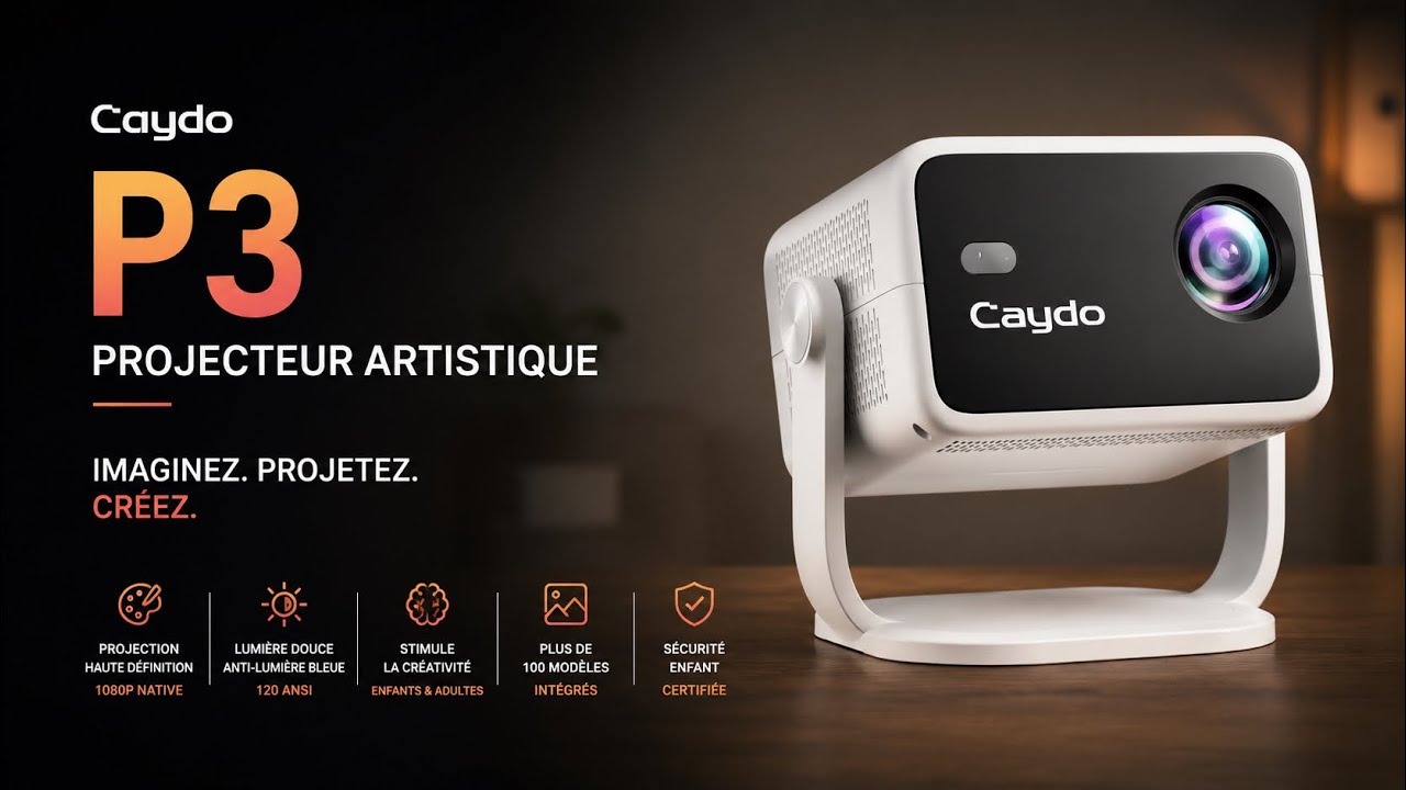 CAYDO P3✔UN PROJECTEUR ARTISTIQUE + NETFLIX/YOUTUBE ! (FR)