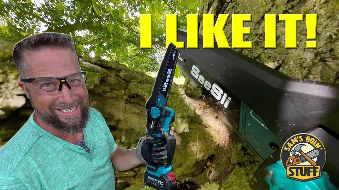 🔧 Testing the SeeSii Battery Powered Pole Saw | Unboxing, First Impressions & Real-World Use