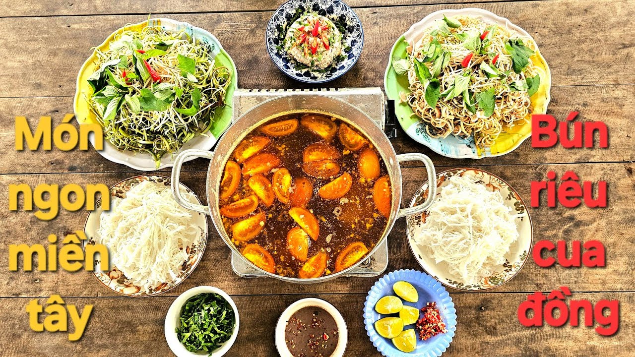 76 | Thăm dớn bắt cua đồng về nấu bún riêu