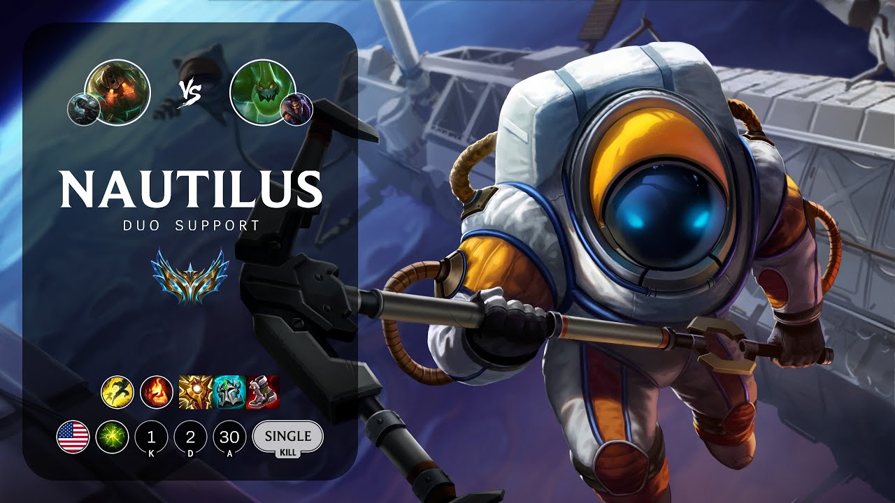 Nautilus Support vs Zac - NA Challenger Patch 14.8