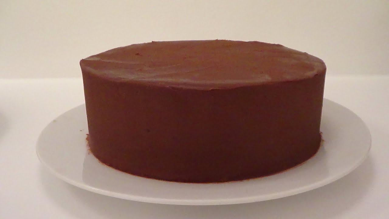 Vanillekage med Chokoladeganache