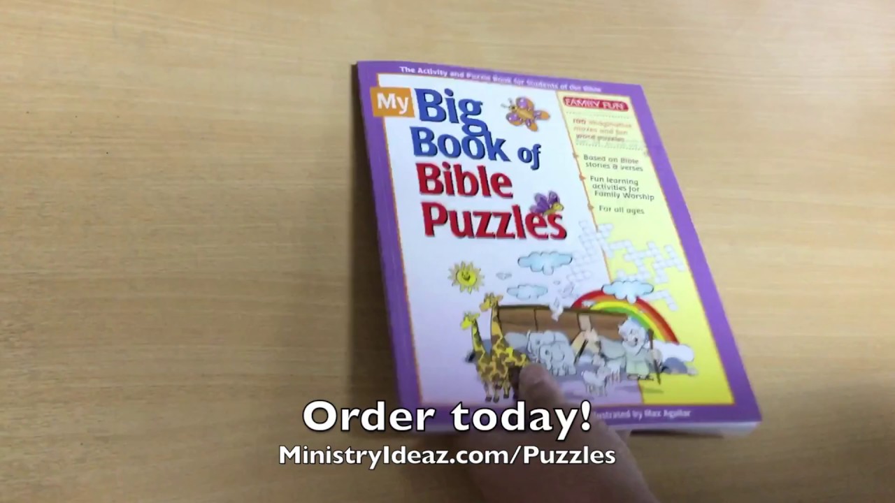 'My Big Book of Bible Puzzles' Bible Activities for JW Kids