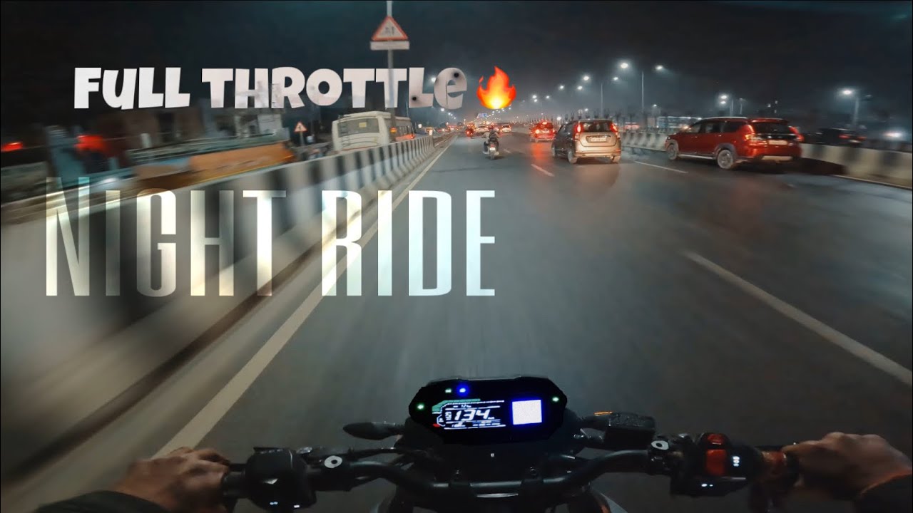 Pulsar Ns400z ug 🔥🔥// Nightride full throttle 🔥🔥🏍️/ raat ko chalane ka maza he kuch or hu 🔥#bajaj 