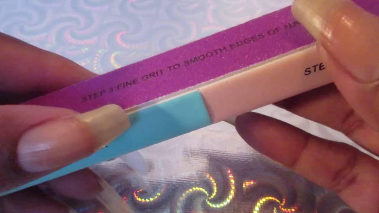 How to use a Nail Buffer from The Dollar Tree