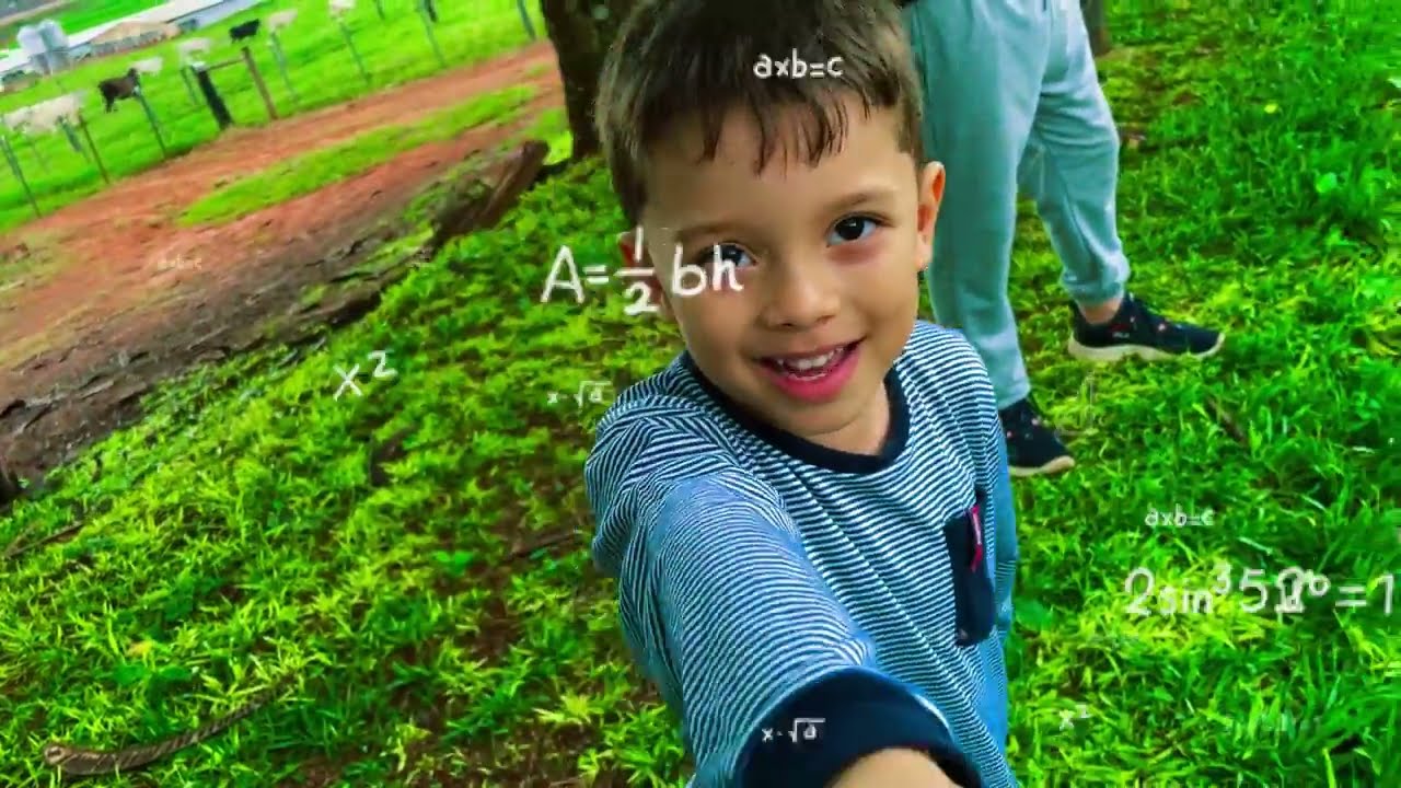 Joqs e o Papai brinca de pescaria na laguinho do Vovô