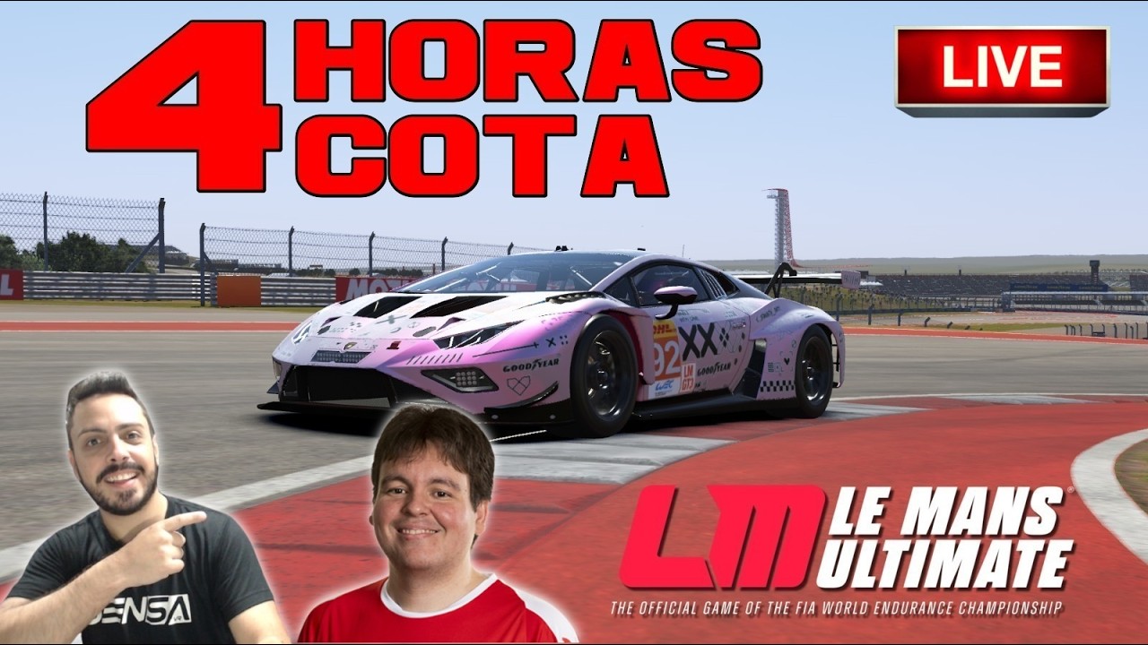 🔴LIVE  - LMU - Special Event - 4hrs de COTA com @HellzFire_GT  !!! ❗SENSA ❗ENEBA