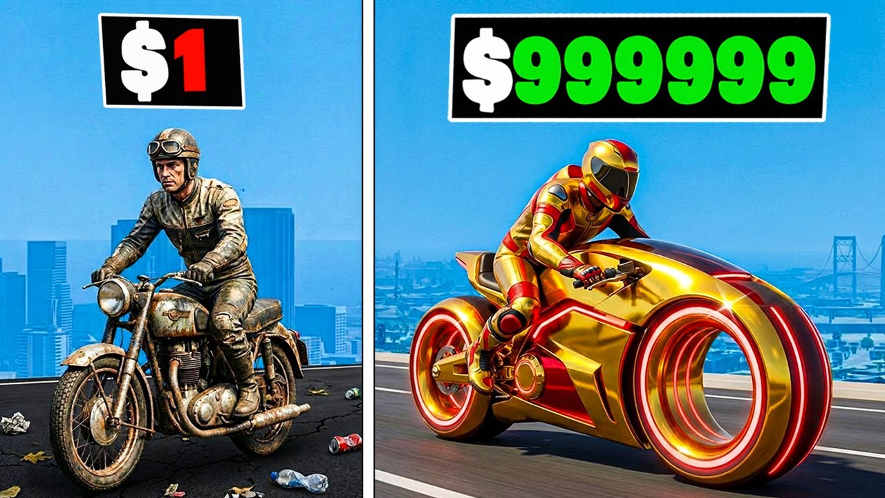 Franklin & Shinchan Unlocking $0 to $99,999,999 Bike in GTA 5