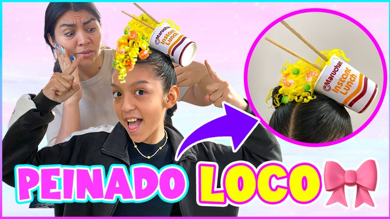 PEINADO LOCO🤪! PARA LA ESCUELA 🏫 l Yo soy Aranza 💕