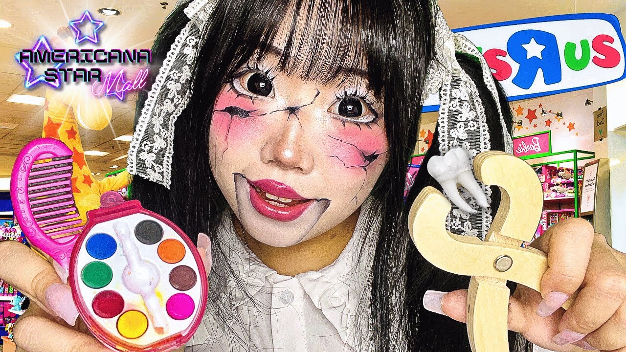 Abandoned Mall DOLL turns YOU into an Animatronic👻✨ ASMR Bad End🚫