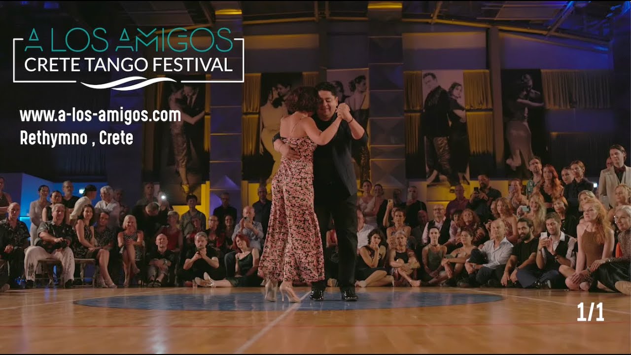 CARLOS ESPINOZA & JUANA SEPULVEDA to Milonga Del Recuerdo (D'arienzo) A Los Amigos 2024 Crete