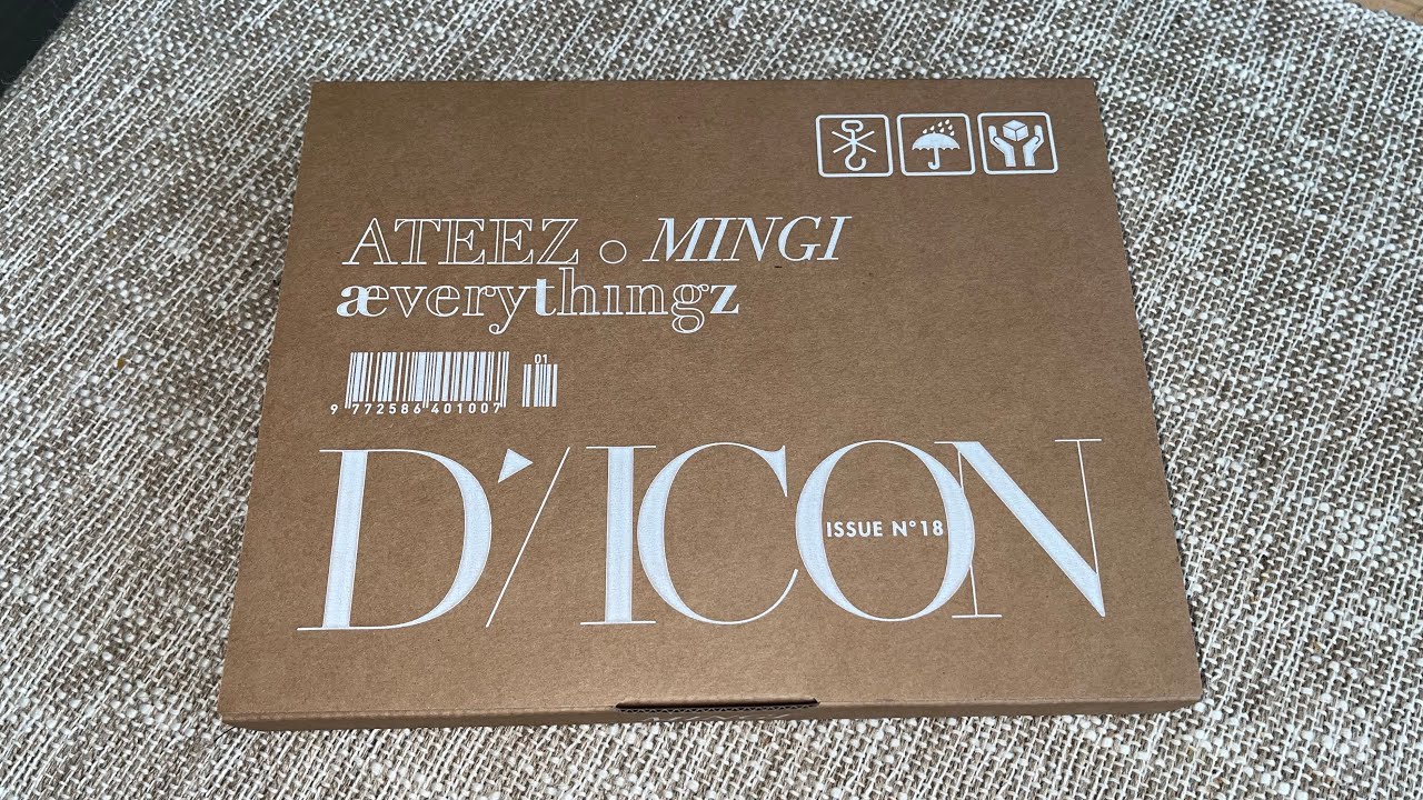 Ateez • Mingi aeverythingz Dicon issue N*18 unboxing