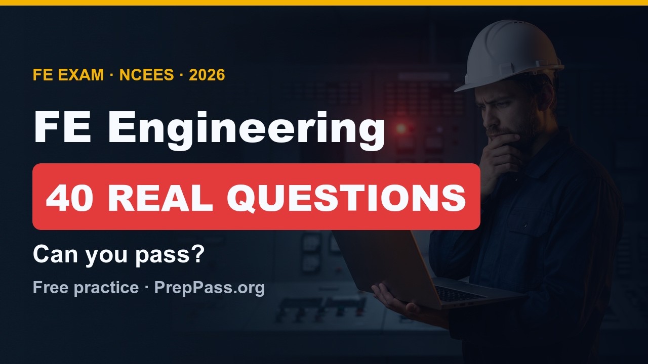 FE Exam Practice Test 2026 | Real Questions & Answers Explained